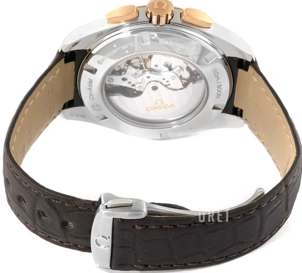 Seamaster Aqua Terra 150m Co-Axial Chronograph 44mm Grå/Läder Ø44 mm