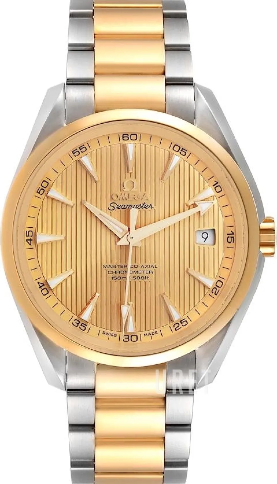 Seamaster Aqua Terra 150m Master Co-Axial 41.5mm Champagnefärgad/Stål Ø41.5 mm