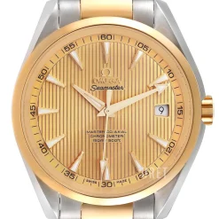 Seamaster Aqua Terra 150m Master Co-Axial 41.5mm Champagnefärgad/Stål Ø41.5 mm