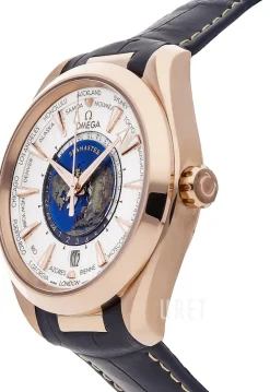 Seamaster Aqua Terra 150M Silverfärgad/Läder Ø43 mm