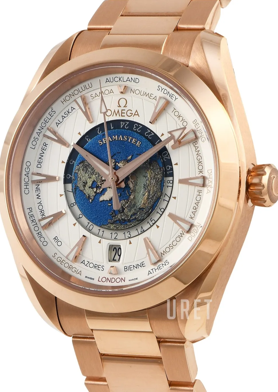 Seamaster Aqua Terra 150M Silverfärgad/18 karat roséguld Ø43 mm