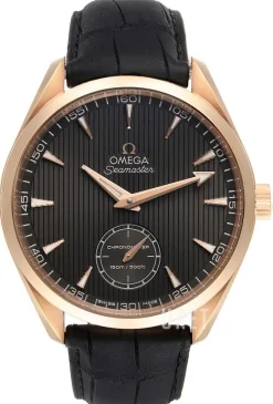 Seamaster Aqua Terra 150m XXL Small Seconds 49.2mm Grå/Läder Ø49.2 mm