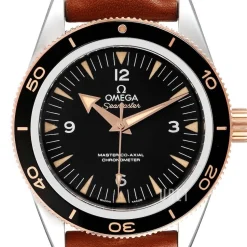 Seamaster Diver 300m Master Co-Axial 41mm Svart/Läder Ø41 mm