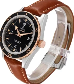 Seamaster Diver 300m Master Co-Axial 41mm Svart/Läder Ø41 mm