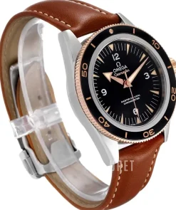 Seamaster Diver 300m Master Co-Axial 41mm Svart/Läder Ø41 mm