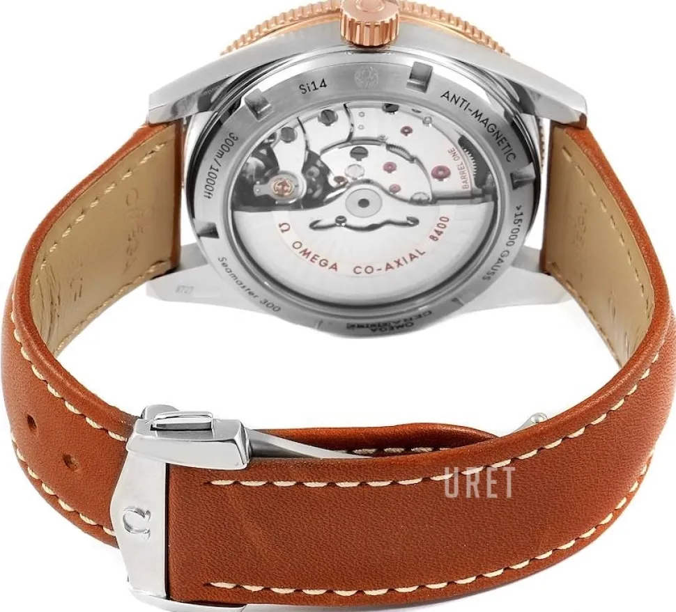 Seamaster Diver 300m Master Co-Axial 41mm Svart/Läder Ø41 mm