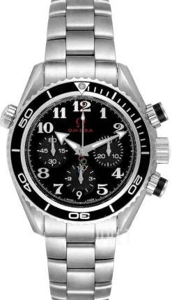Seamaster Planet Ocean Chrono Svart/Stål Ø37.5 mm