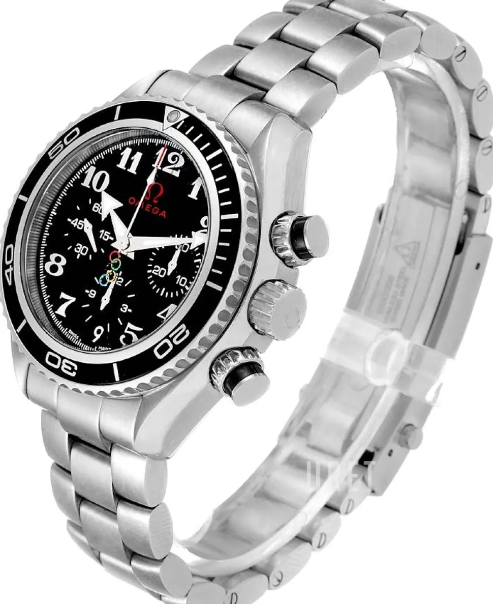 Seamaster Planet Ocean Chrono Svart/Stål Ø37.5 mm