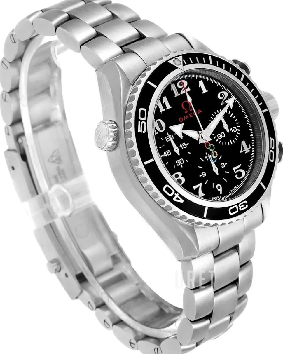 Seamaster Planet Ocean Chrono Svart/Stål Ø37.5 mm