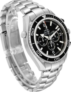 Seamaster Planet Ocean Chrono Svart/Stål Ø45.5 mm