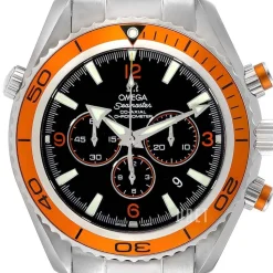 Seamaster Planet Ocean Chrono Svart/Stål Ø45.5 mm