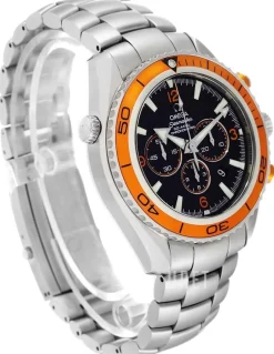 Seamaster Planet Ocean Chrono Svart/Stål Ø45.5 mm