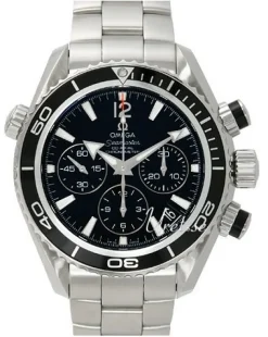 Seamaster Planet Ocean Chrono Svart/Stål Ø37.5 mm