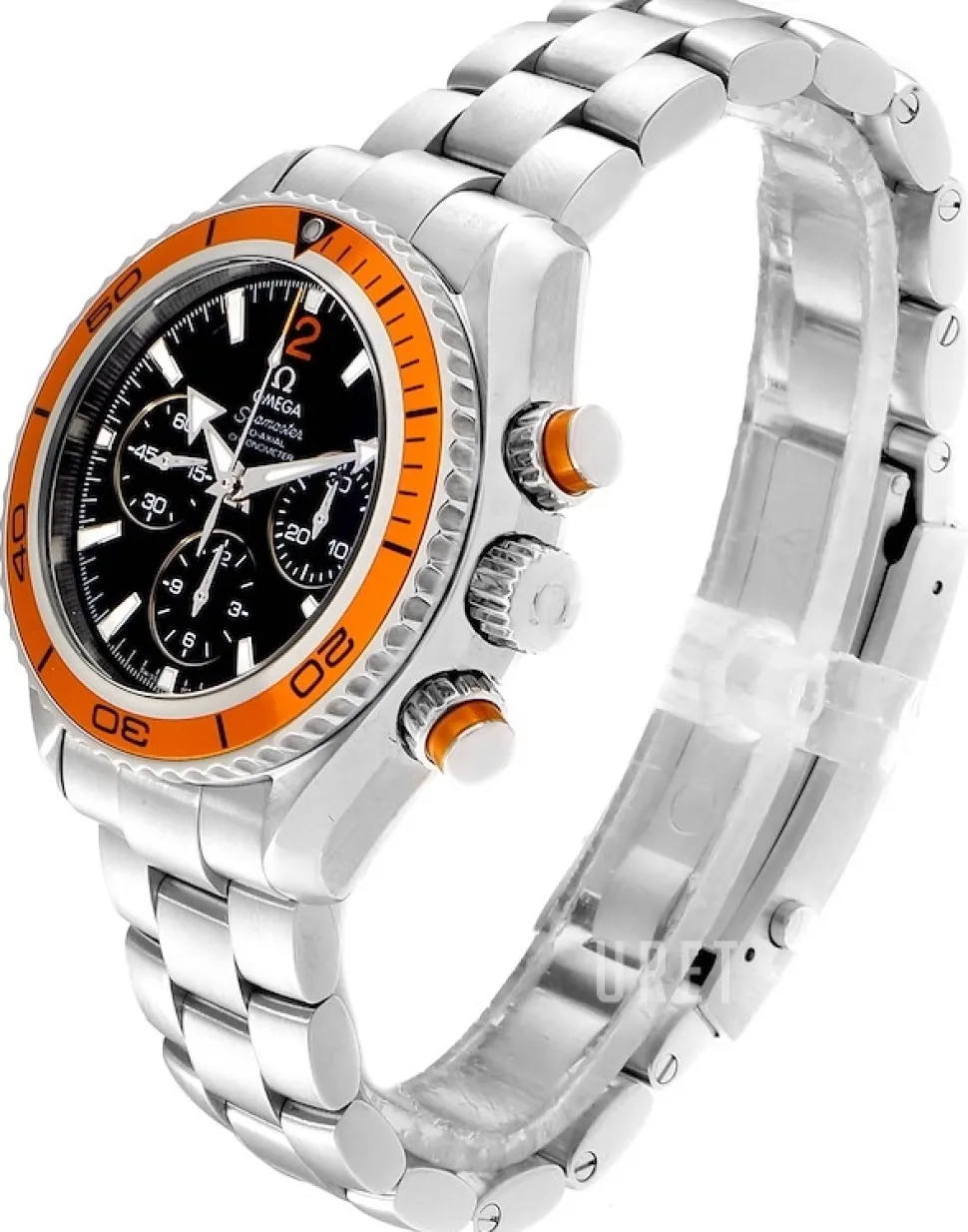 Seamaster Planet Ocean Chrono Svart/Stål Ø37.5 mm