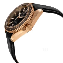 Seamaster Planet Ocean 600m Co-Axial 37.5mm Svart/Läder Ø37.5 mm