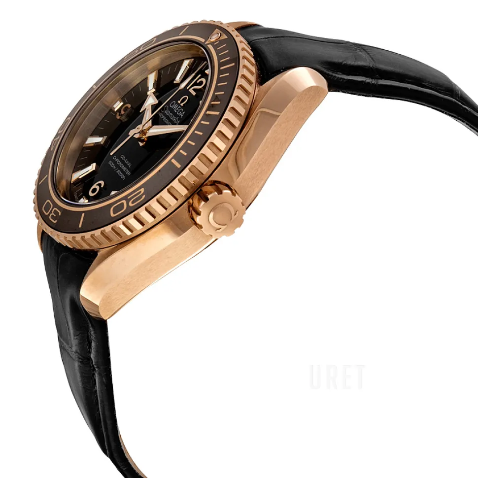 Seamaster Planet Ocean 600m Co-Axial 37.5mm Svart/Läder Ø37.5 mm