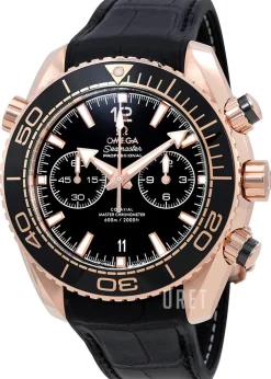 Seamaster Planet Ocean 600M Svart/Gummi Ø45.5 mm