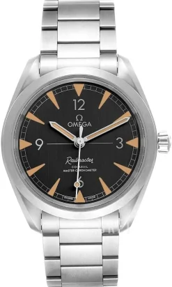 Seamaster Railmaster Svart/Stål Ø40 mm