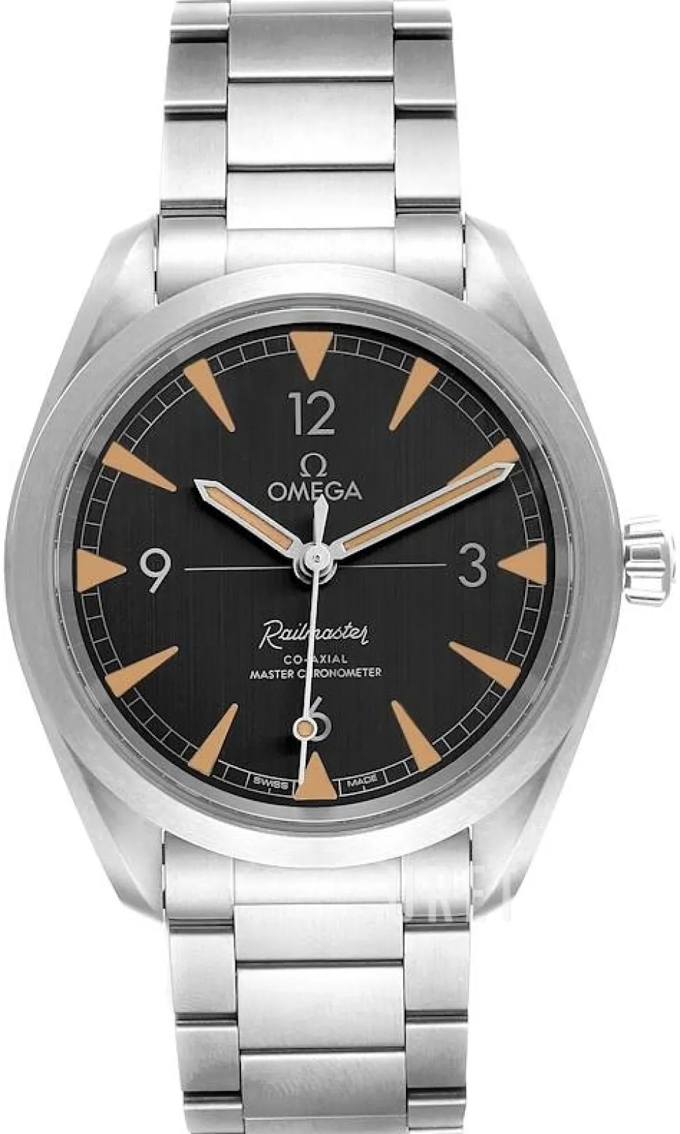 Seamaster Railmaster Svart/Stål Ø40 mm