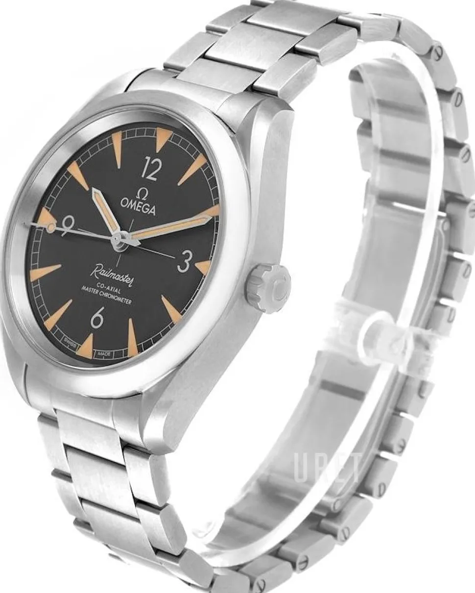 Seamaster Railmaster Svart/Stål Ø40 mm