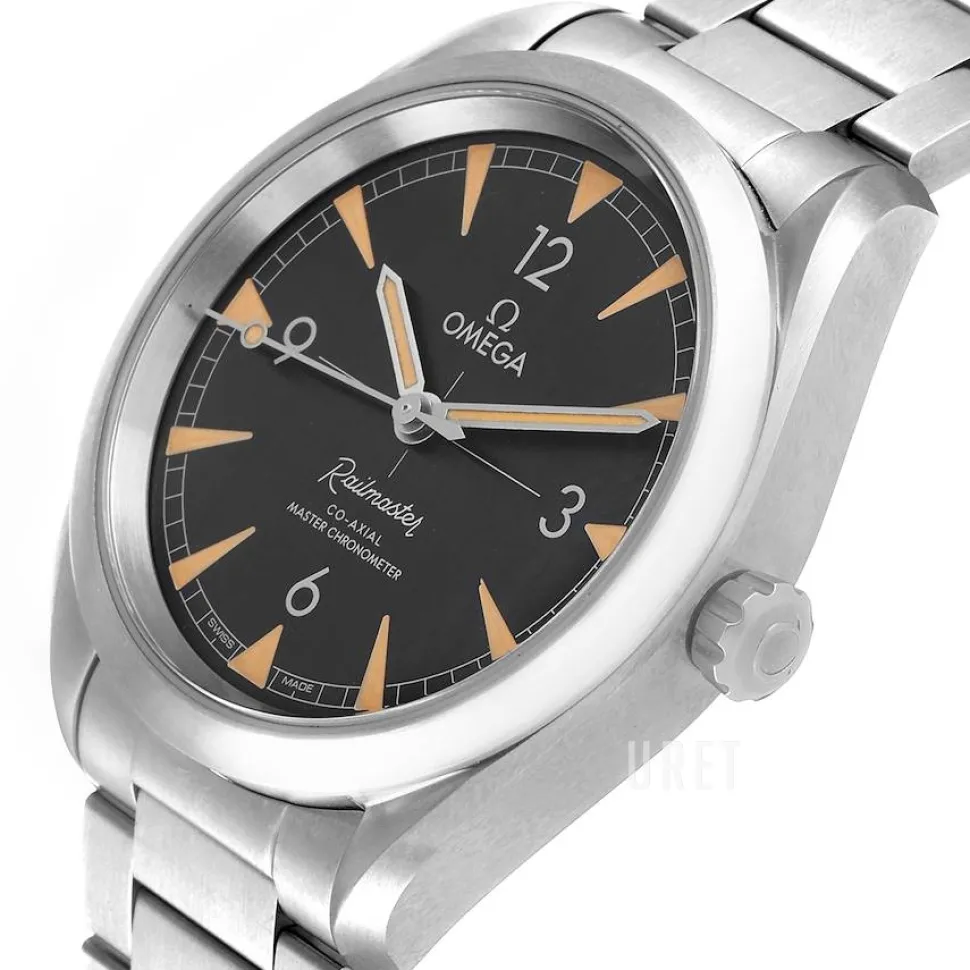 Seamaster Railmaster Svart/Stål Ø40 mm