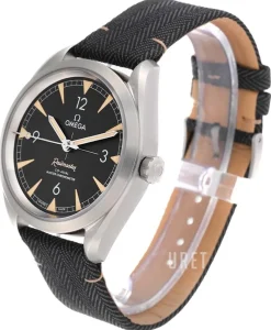 Seamaster Railmaster Svart/Läder Ø40 mm