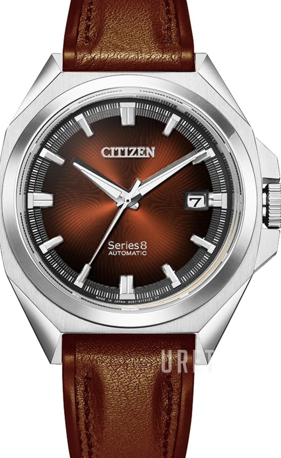 Series 8 Brun/Läder Ø40 mm