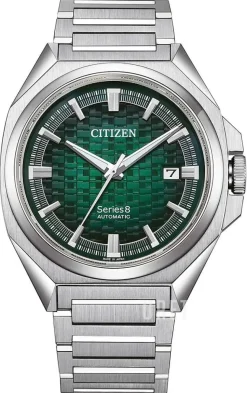 Series 8 Grön/Stål Ø40.1 mm