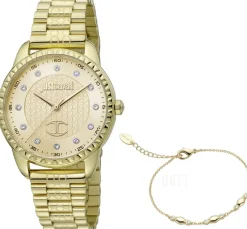 Set Emozioni Guldtonad/Gulguldtonat stål Ø34 mm