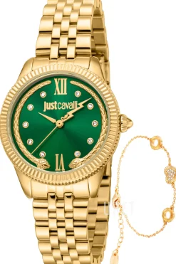 Set Grön/Guldtonat stål Ø30 mm