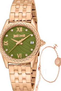 Set Grön/Roséguldstonat stål Ø30 mm