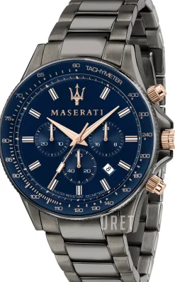 Sfida Blå/Stål Ø44 mm