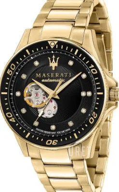 Sfida Svart/Gulguldtonat stål Ø44 mm