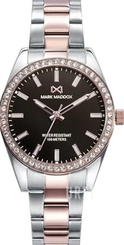 Shibuya Brun/Roséguldstonat stål Ø32.2 mm