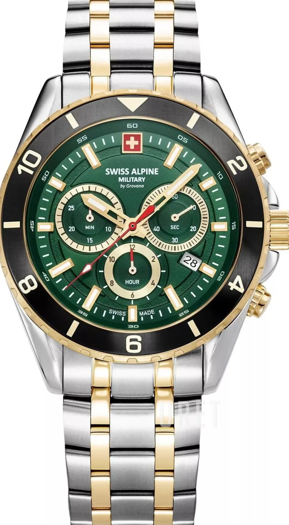 Sierra Grön/Gulguldtonat stål Ø43 mm