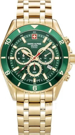 Sierra Grön/Gulguldtonat stål Ø43 mm