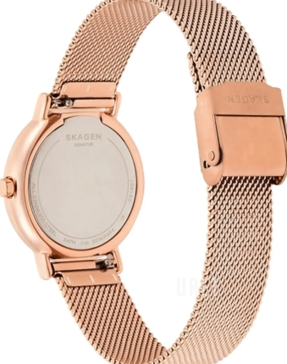 Signatur Vit/Roséguldstonat stål Ø30 mm