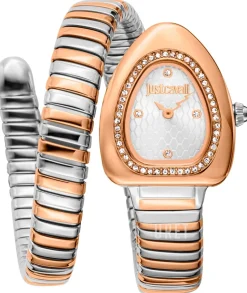 Signature Snake Silverfärgad/Roséguldstonat stål Ø22 mm