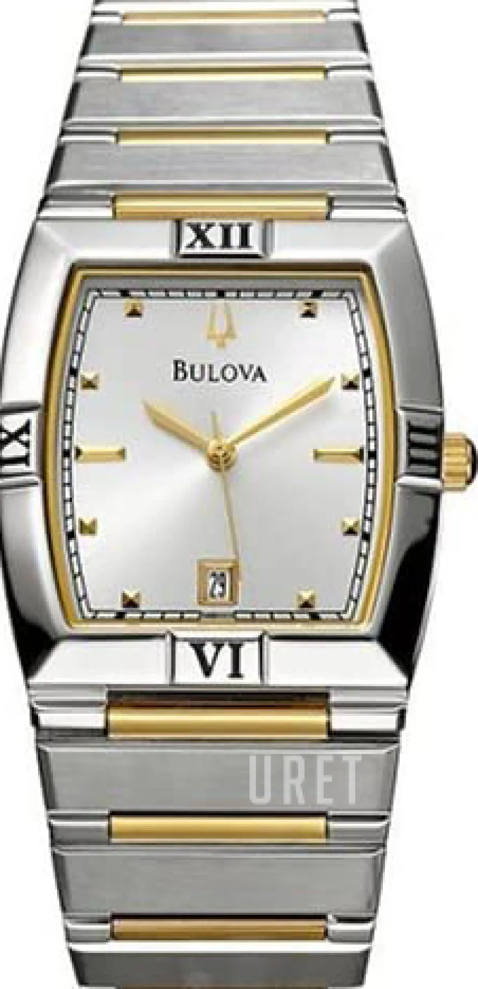 Silverfärgad/Gulguldtonat stål