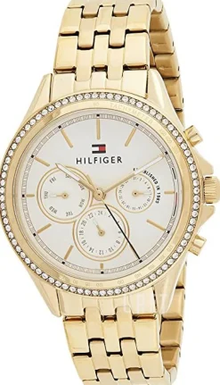 Silverfärgad/Gulguldtonat stål Ø38 mm