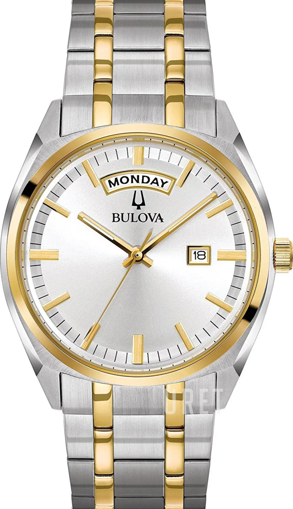 Silverfärgad/Gulguldtonat stål Ø39 mm