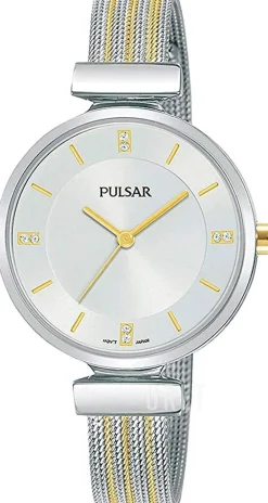 Silverfärgad/Gulguldtonat stål Ø28 mm