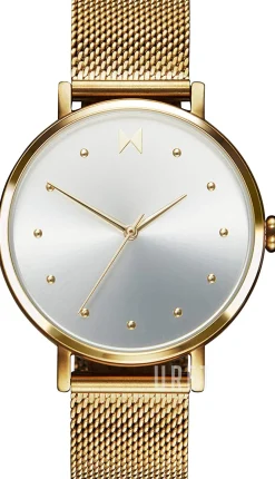 Silverfärgad/Gulguldtonat stål Ø36 mm