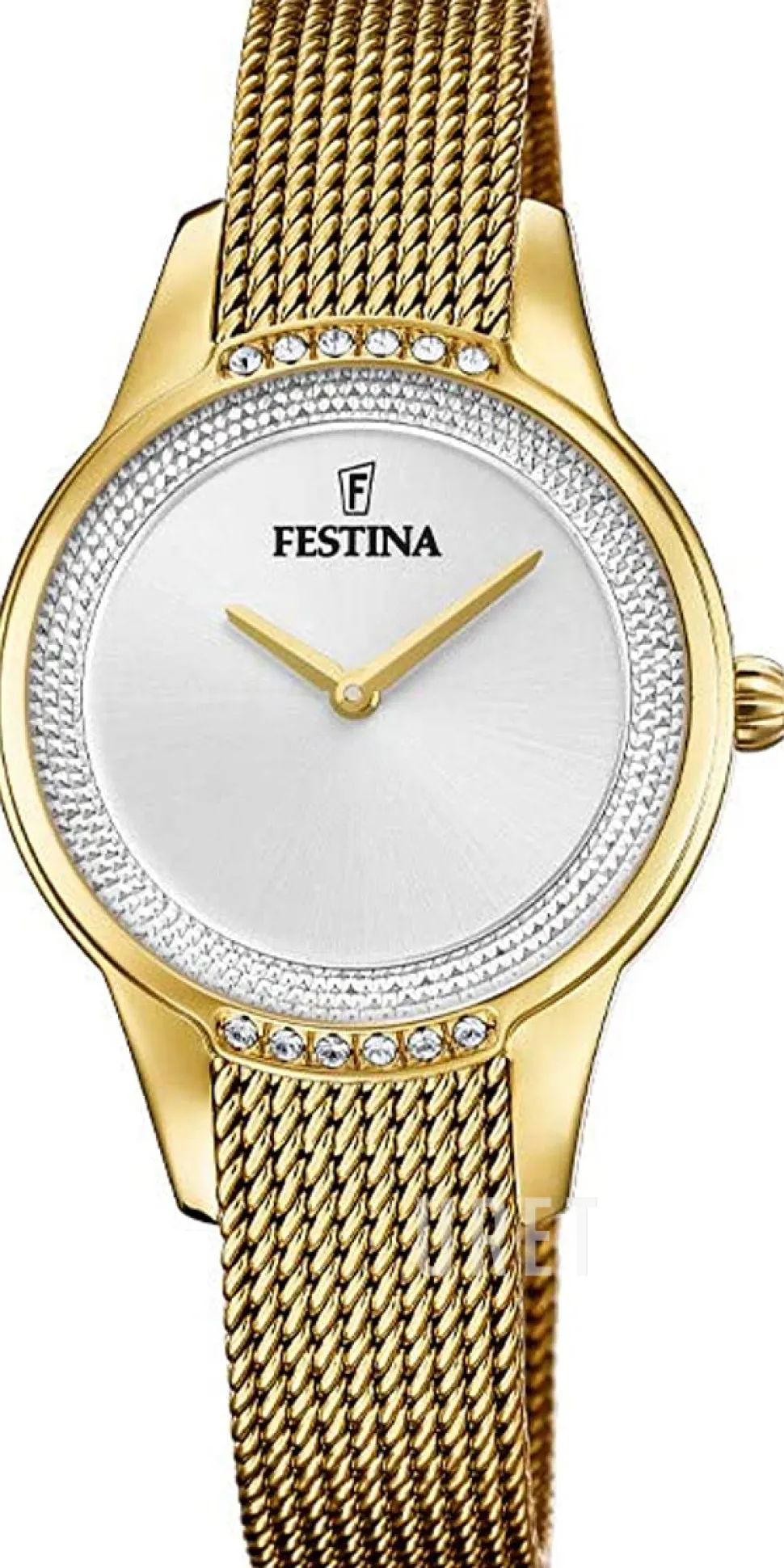 Silverfärgad/Gulguldtonat stål Ø30 mm