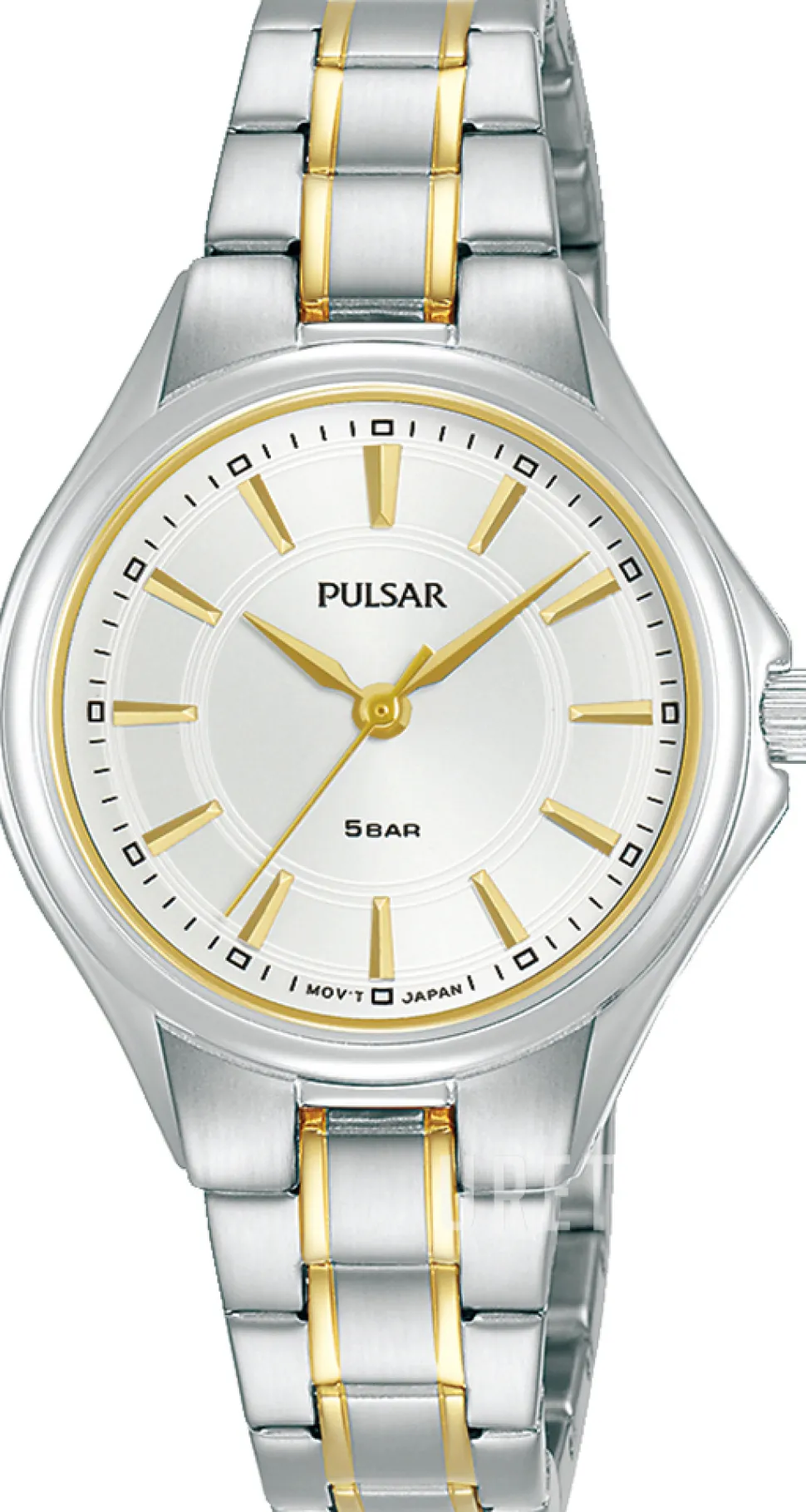 Silverfärgad/Gulguldtonat stål Ø30 mm