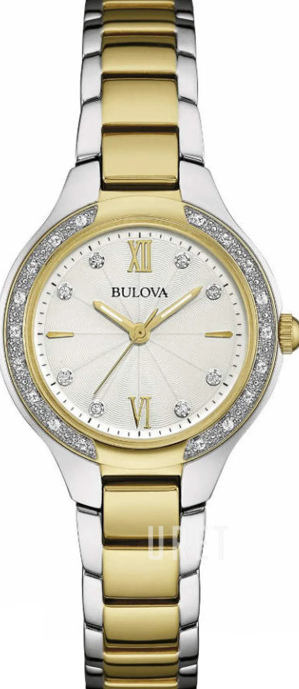 Silverfärgad/Gulguldtonat stål Ø28 mm