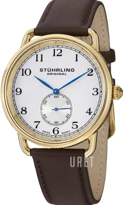 Silverfärgad/Läder Ø41 mm