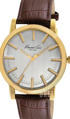 Silverfärgad/Läder Ø43.5 mm