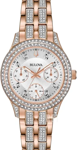 Silverfärgad/Roséguldstonat stål Ø33 mm