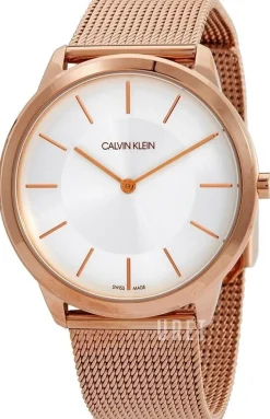 Silverfärgad/Roséguldstonat stål Ø40 mm